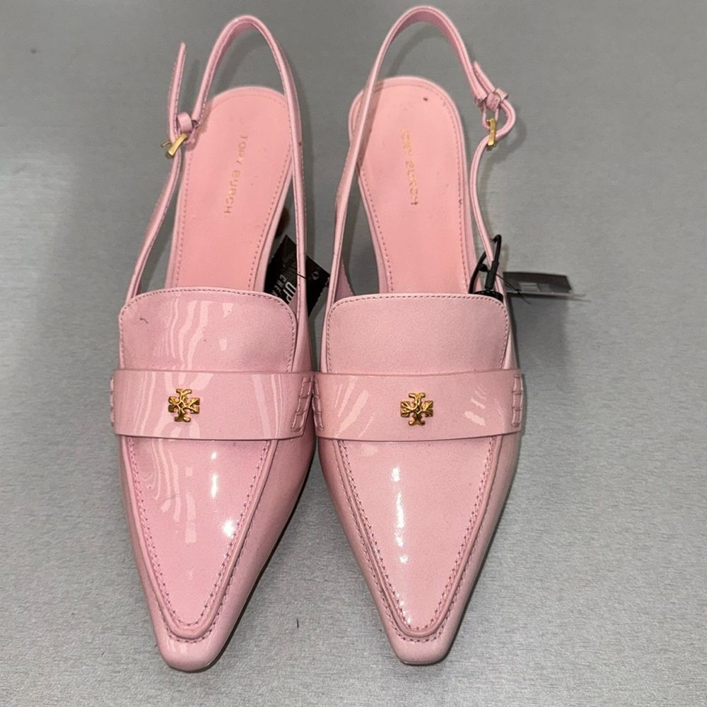 Tory Burch Pink Slingback Heels
